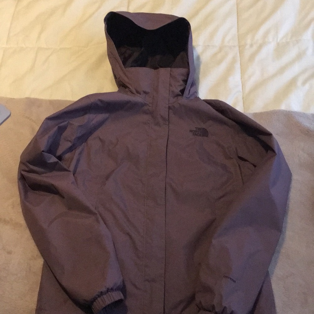 Purple NorthFace Rain Jacket